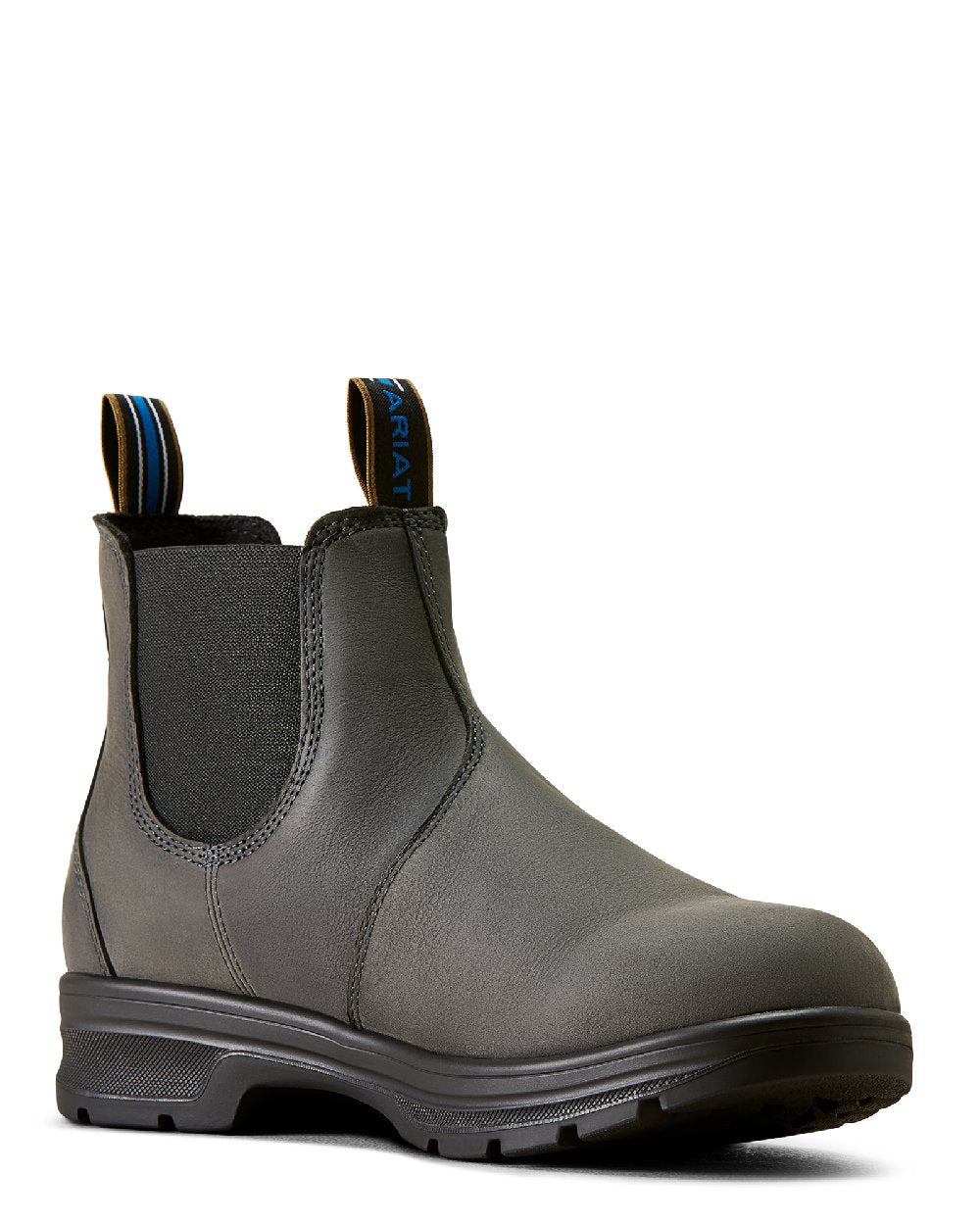 Castlerock coloured Ariat Mens Cooper Chelsea Boots on white background 