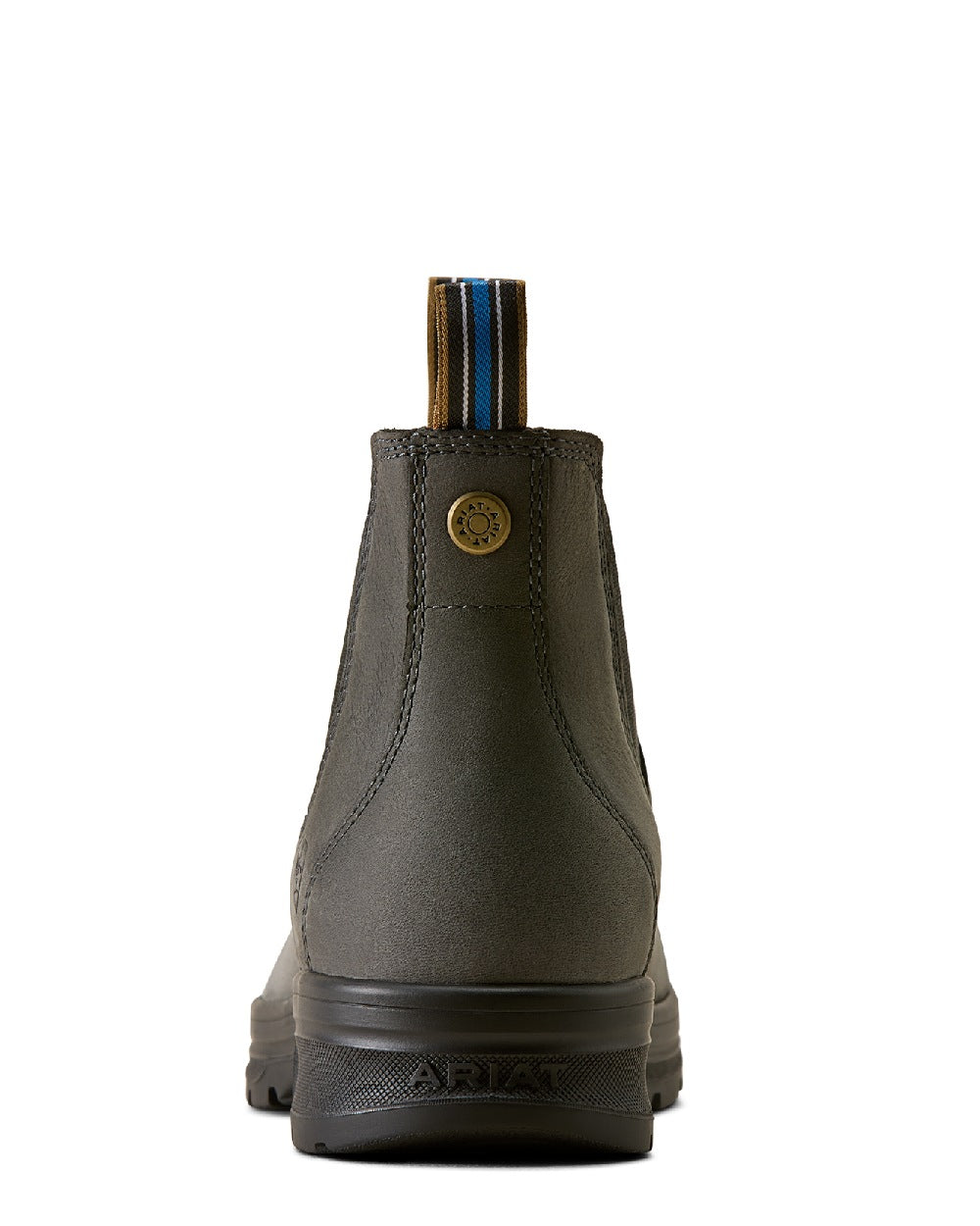 Castlerock coloured Ariat Mens Cooper Chelsea Boots on white background 