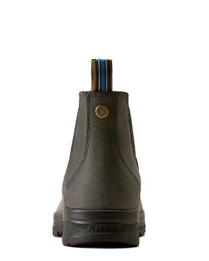 Castlerock coloured Ariat Mens Cooper Chelsea Boots on white background 