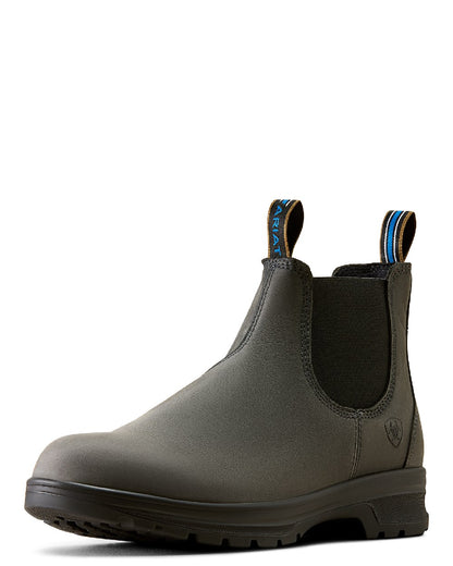 Castlerock coloured Ariat Mens Cooper Chelsea Boots on white background 