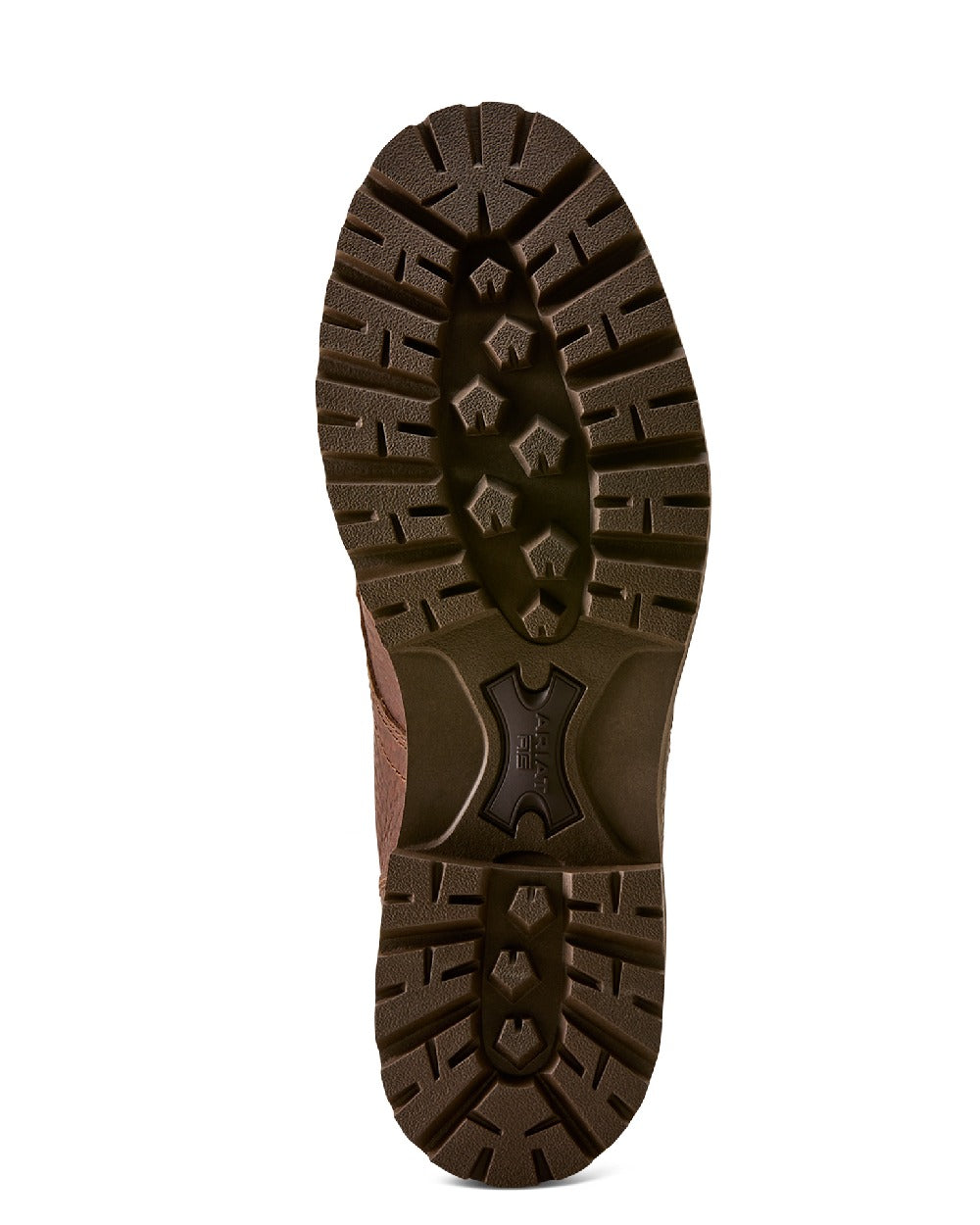 Cognac-Bison coloured Ariat Mens Moorland Bison Boots on white background 