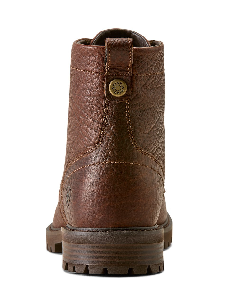 Cognac-Bison coloured Ariat Mens Moorland Bison Boots on white background 