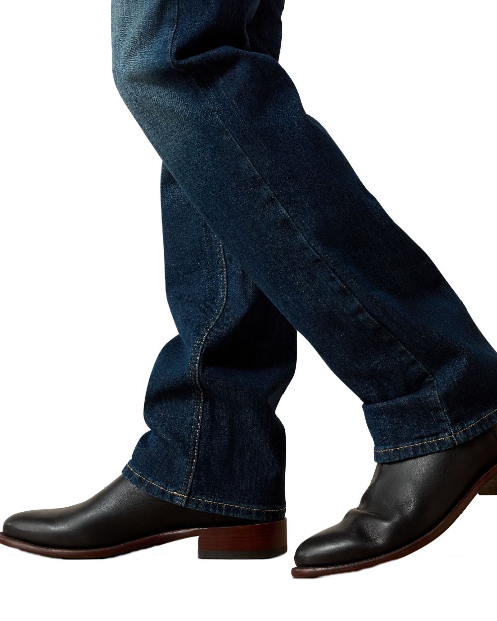 Fremont Coloured Ariat Mens Rocker Stretch Legacy Stackable Straight Leg Jeans on white background 