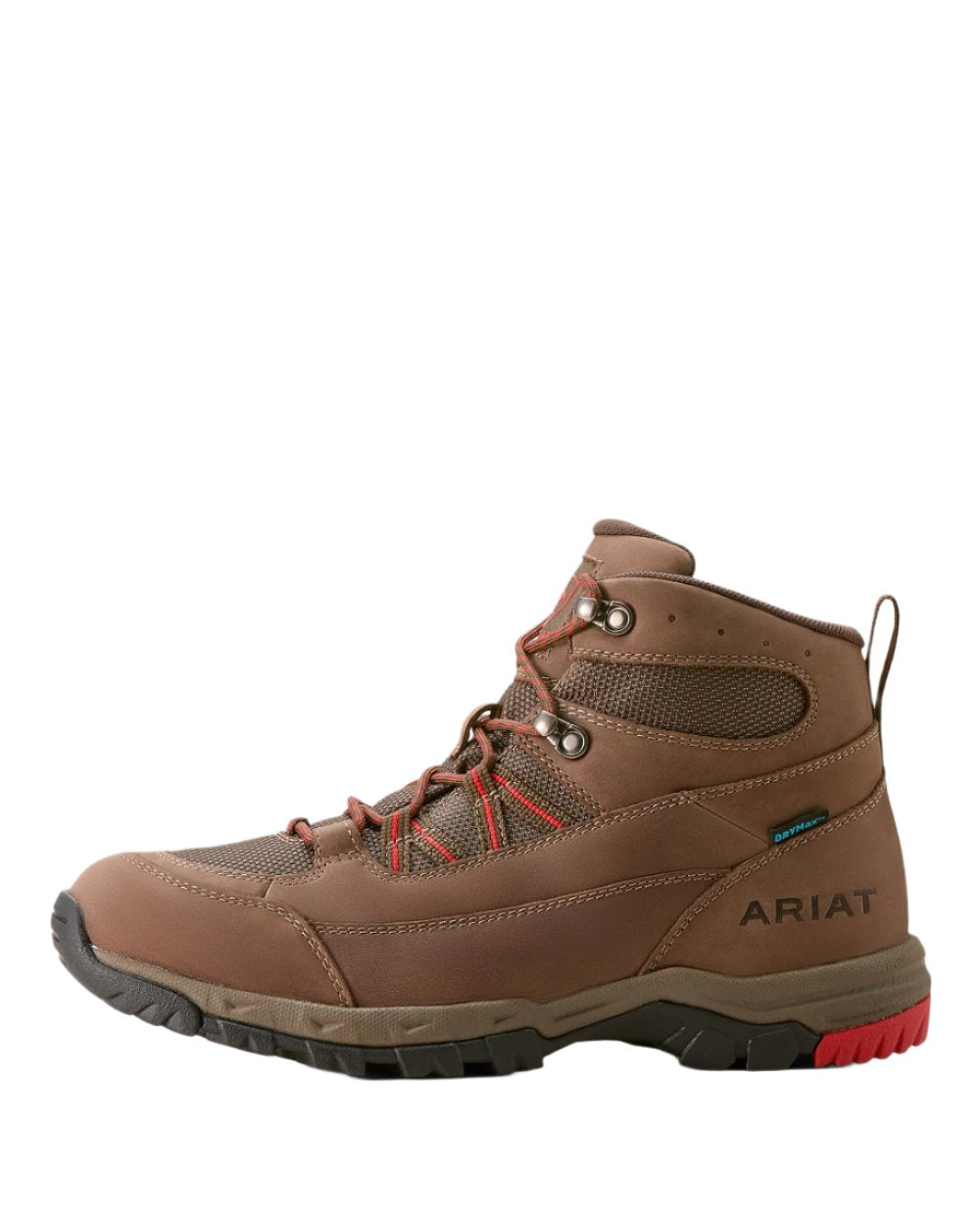 Bitter Brown Coloured Ariat Mens Skyline Summit Waterproof Boot on white background 