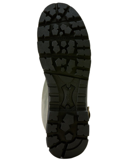 Olive Night coloured Ariat Mens Woodstock Rubber Boots on white background 