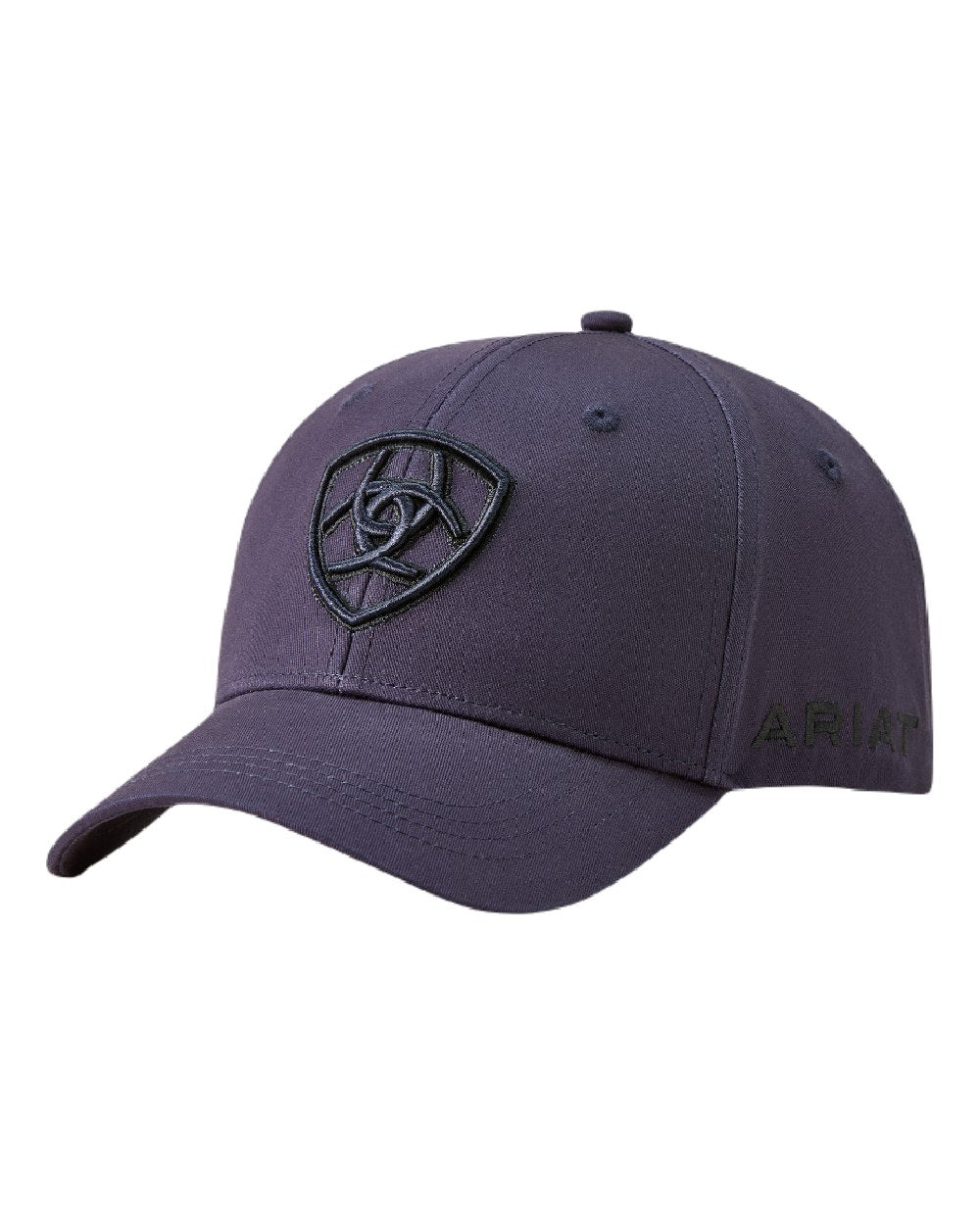 Dark Navy coloured Ariat Show Cap on white background 