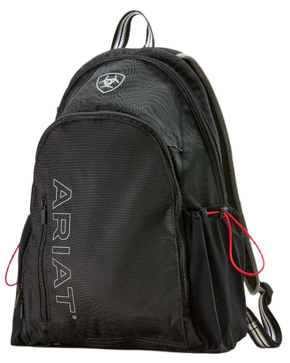 Black coloured Ariat Stride Backpack on white background 