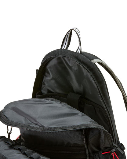 Black coloured Ariat Stride Backpack on white background 