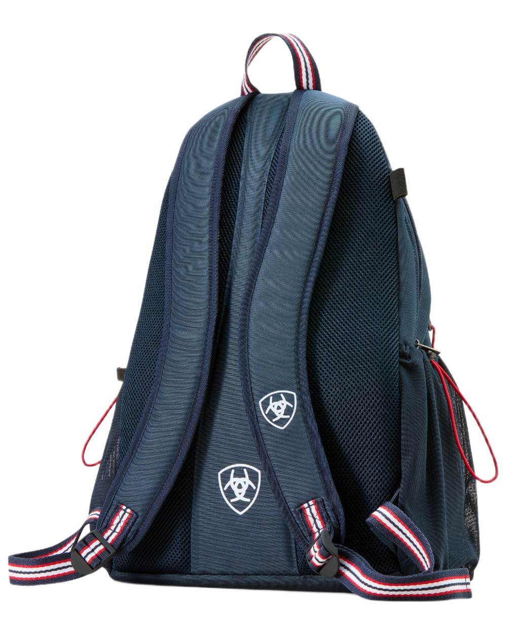Dark Navy coloured Ariat Stride Backpack on white background 