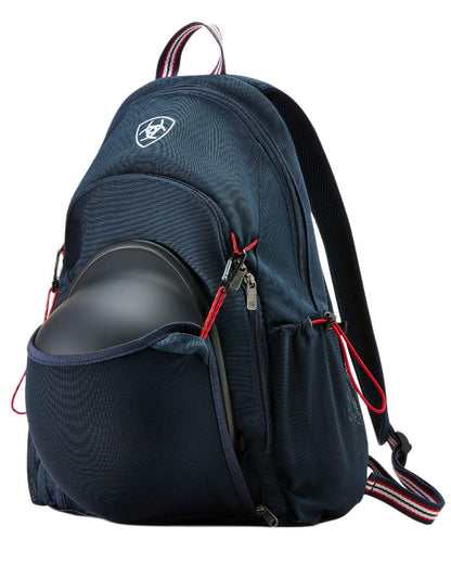 Dark Navy coloured Ariat Stride Backpack on white background 