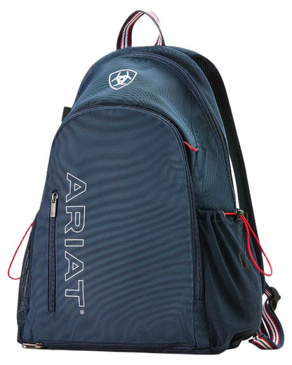 Dark Navy coloured Ariat Stride Backpack on white background 