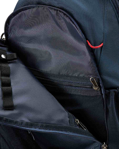 Dark Navy coloured Ariat Stride Backpack on white background 