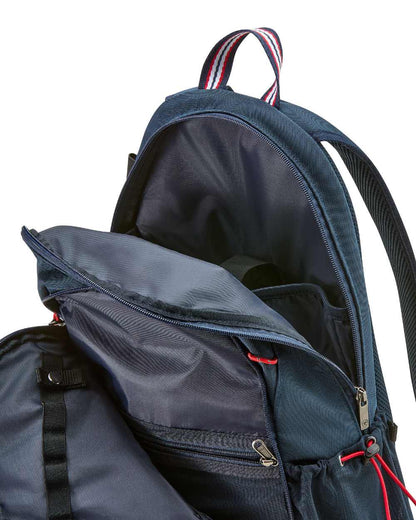 Dark Navy coloured Ariat Stride Backpack on white background 