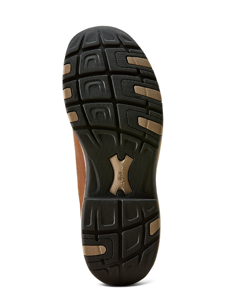 Brown coloured Ariat Terrain Trek Waterproof Boots on white background   