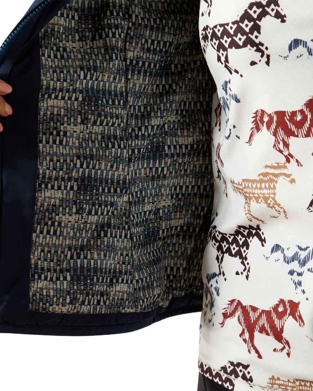 Big Dipper Coloured Ariat Womens Ashley 2.0 Insulated Vest on white background 