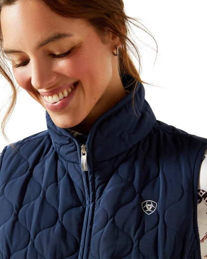 Big Dipper Coloured Ariat Womens Ashley 2.0 Insulated Vest on white background 