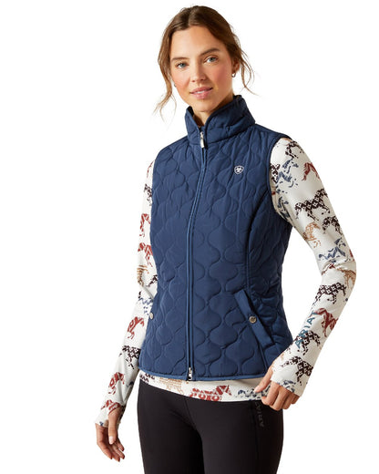 Big Dipper Coloured Ariat Womens Ashley 2.0 Insulated Vest on white background 