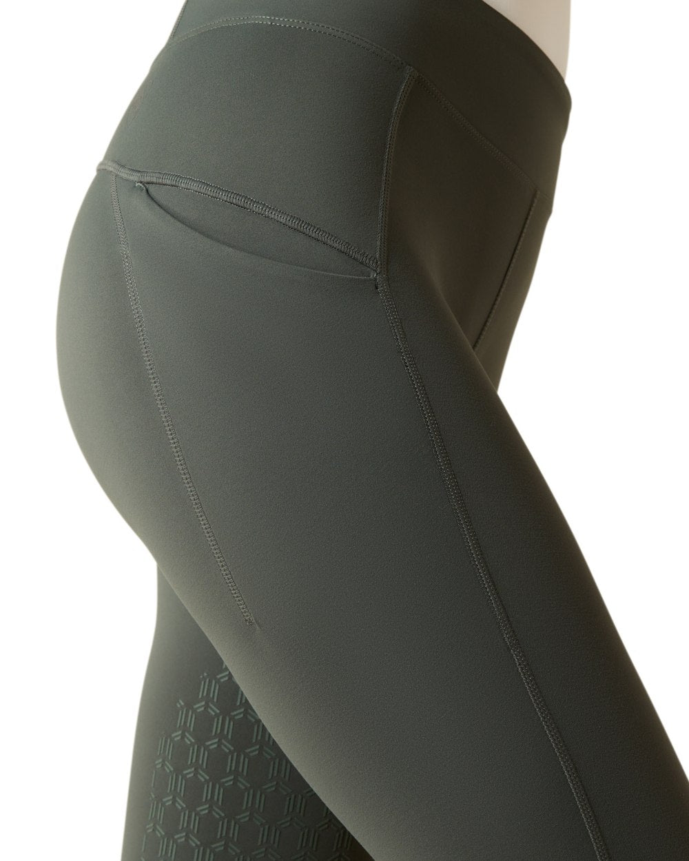 Urban Chic Coloured Ariat Womens Avail 2.0 Half Grip Tights on white background 