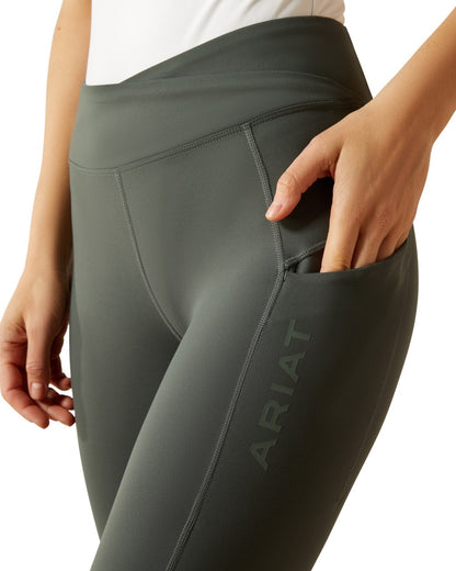 Urban Chic Coloured Ariat Womens Avail 2.0 Half Grip Tights on white background 