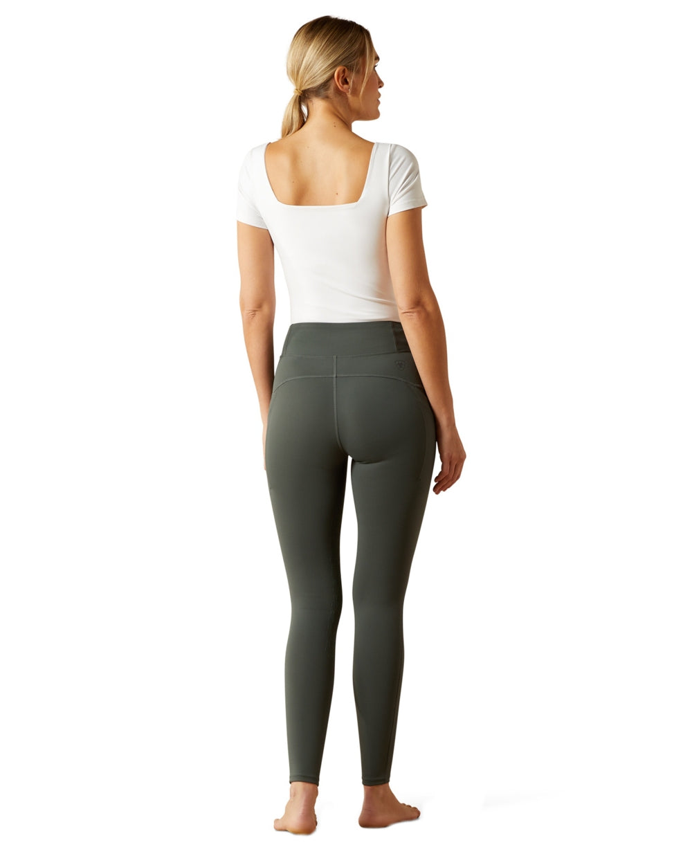Urban Chic Coloured Ariat Womens Avail 2.0 Half Grip Tights on white background 