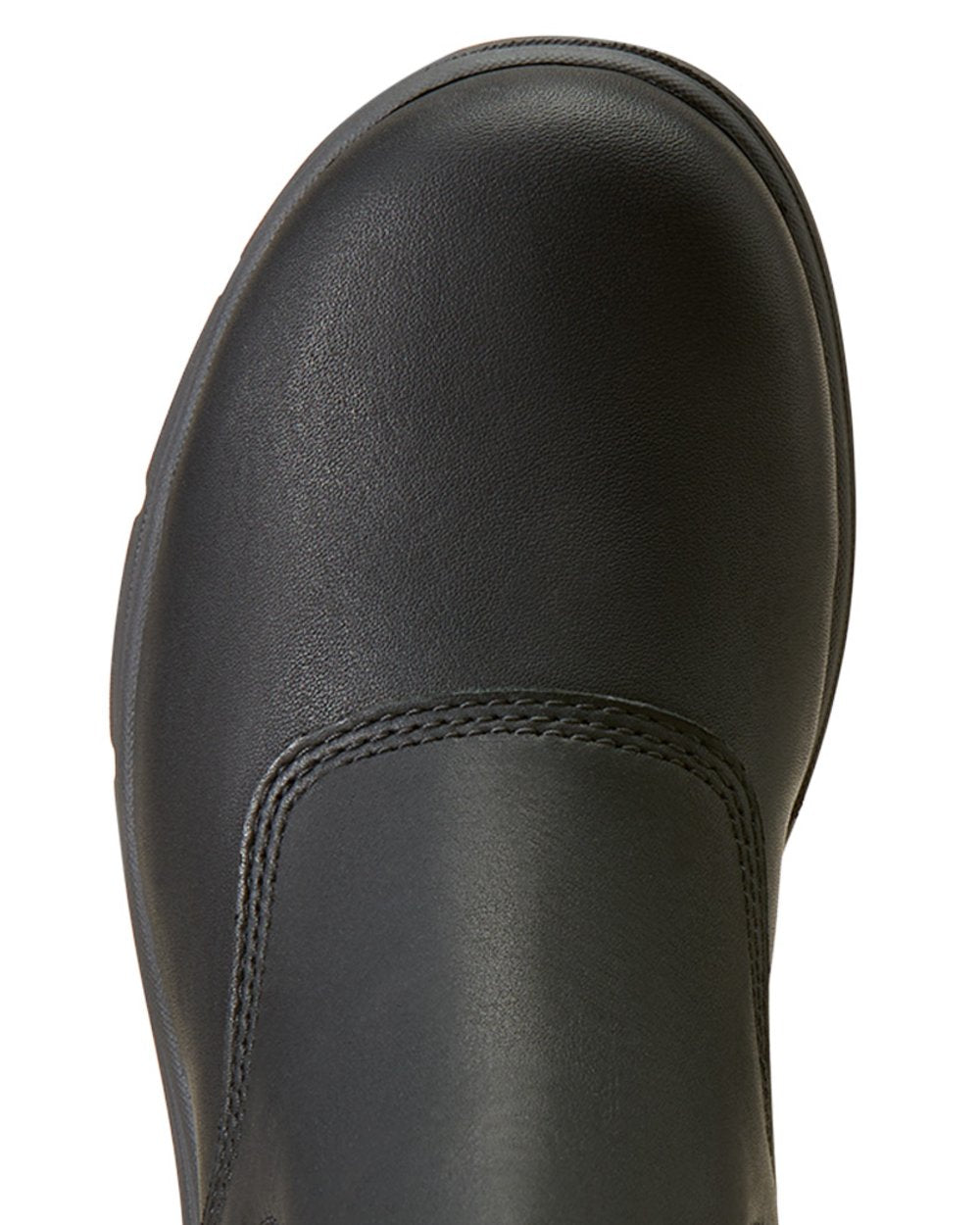 Black coloured Ariat Womens Barnyard Twin Gore II Waterproof Boot on white background 