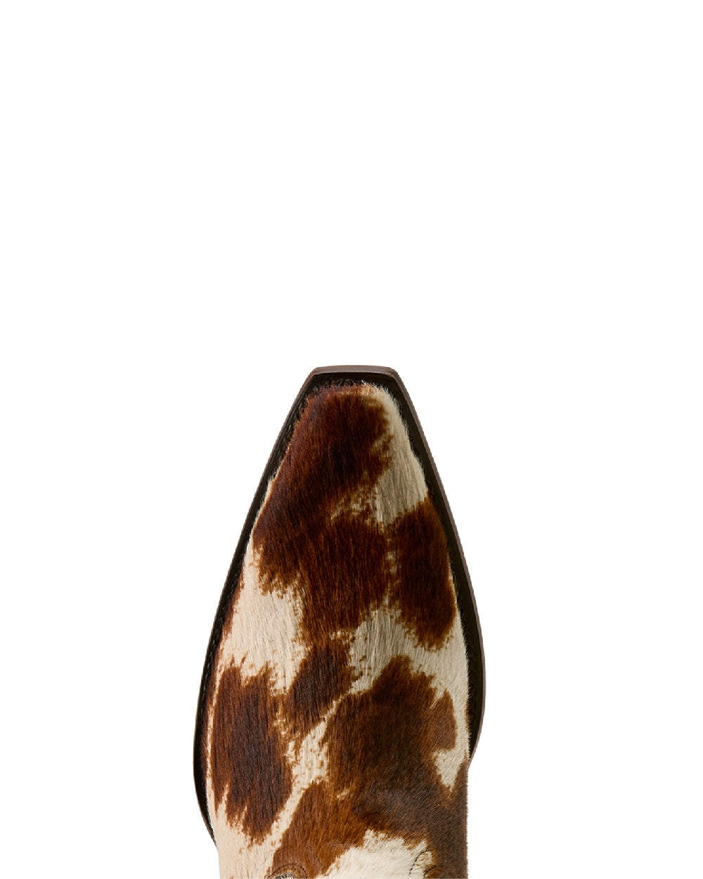Cow Hair On coloured Ariat Womens Cate X Toe Western Boots on white background 