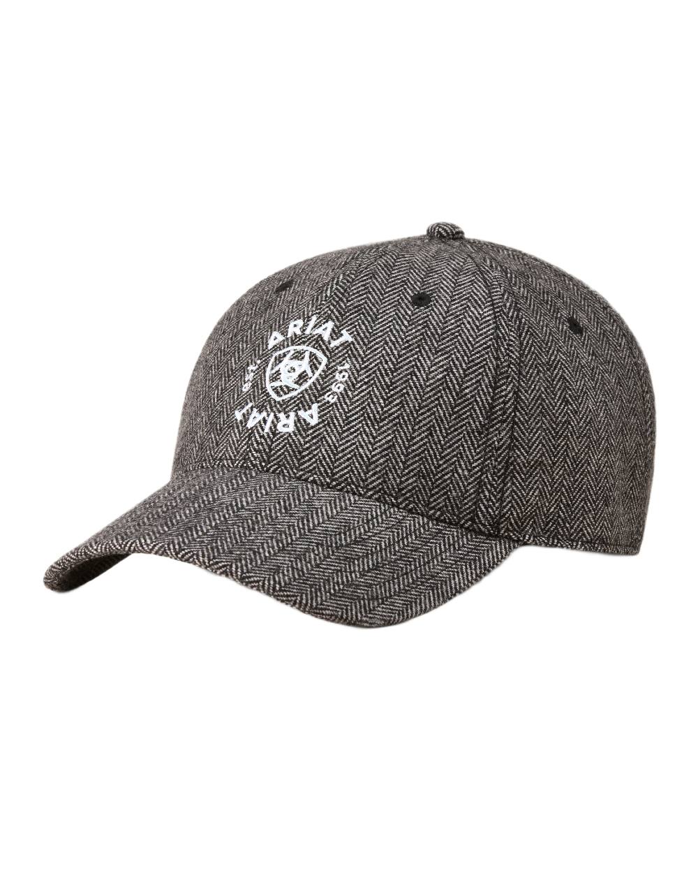 Charcoal Coloured Ariat Womens Country Twill Cap on white background 