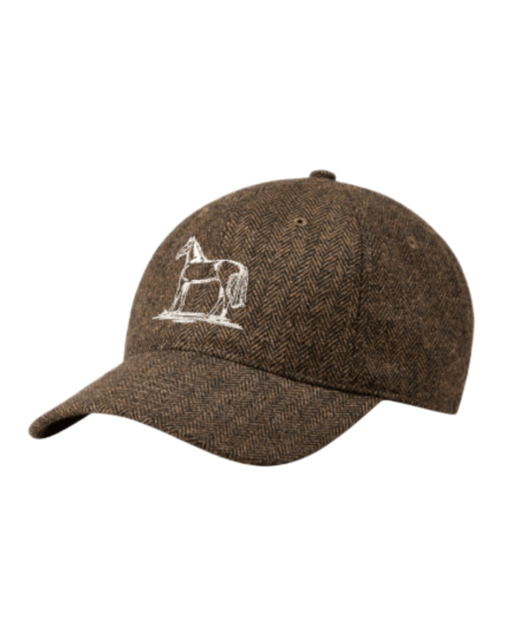 Chocolate Coloured Ariat Womens Country Twill Cap on white background 