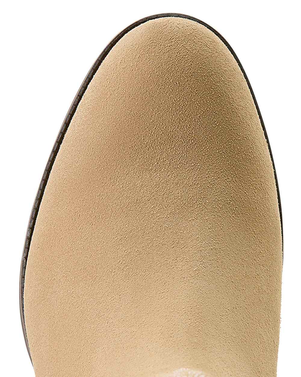 Camel Suede coloured Ariat Womens Demi Boots on white background 