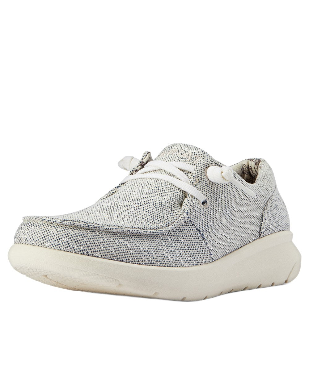 Gallant Grey coloured Ariat Womens Hilo Shoes on white background 