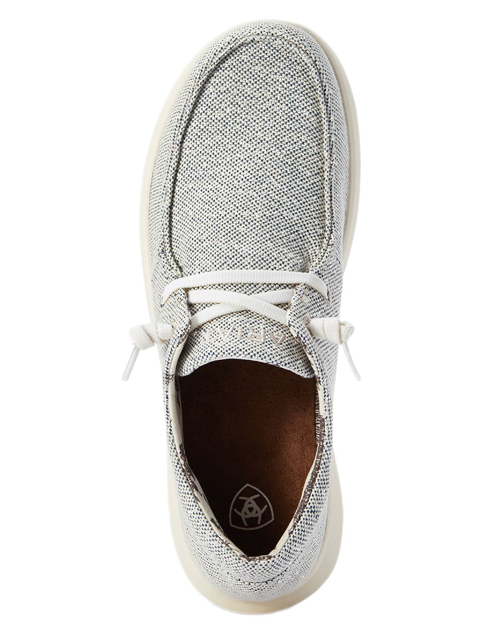 Gallant Grey coloured Ariat Womens Hilo Shoes on white background 