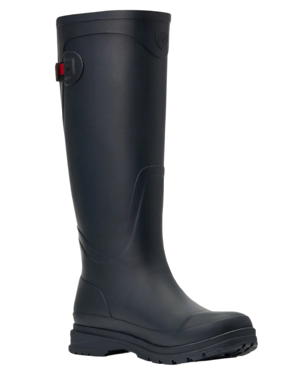 Navy coloured Ariat Womens Kelmarsh Wellington Boots on White background 