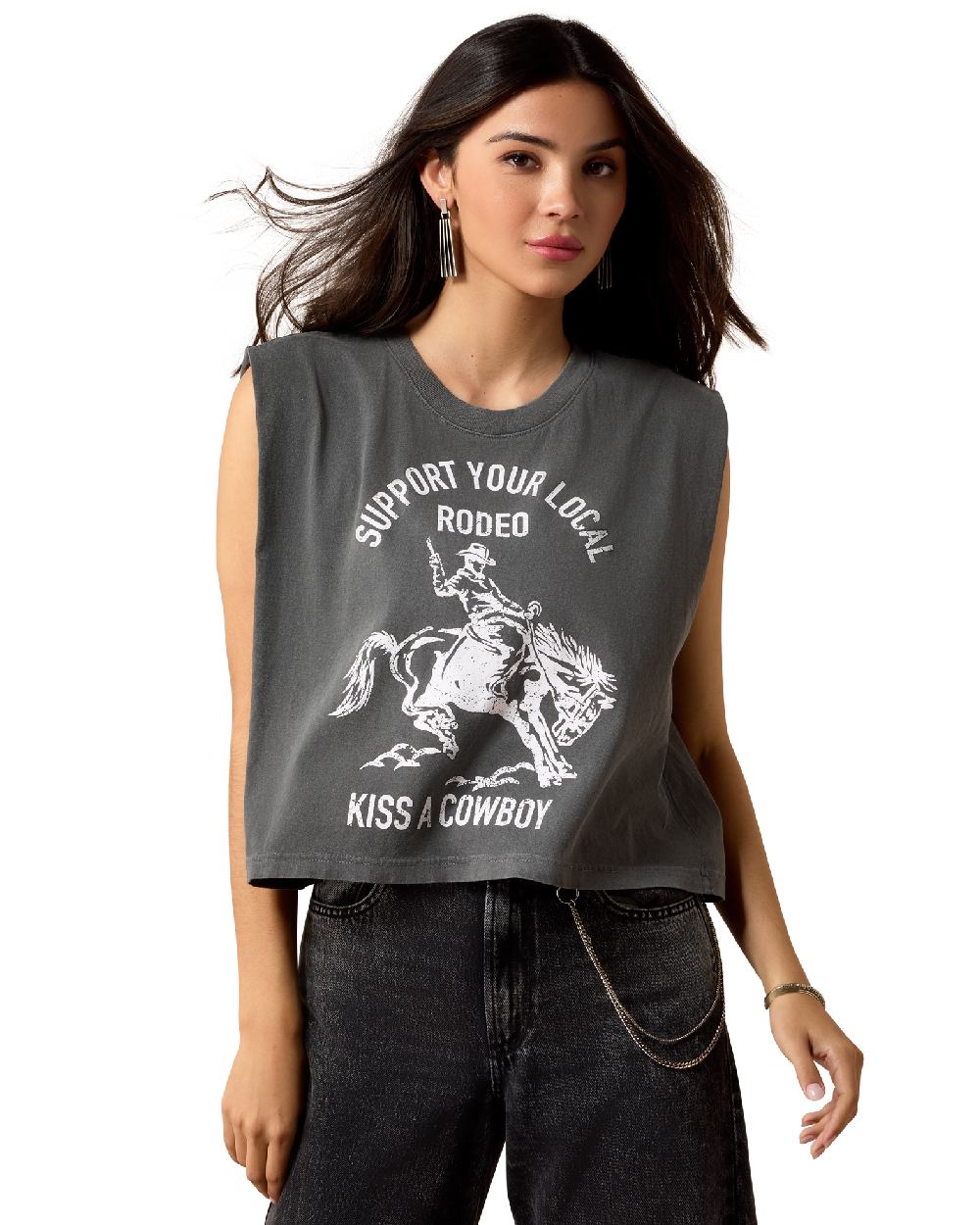 Ariat Womens Kiss a Cowboy T-Shirt