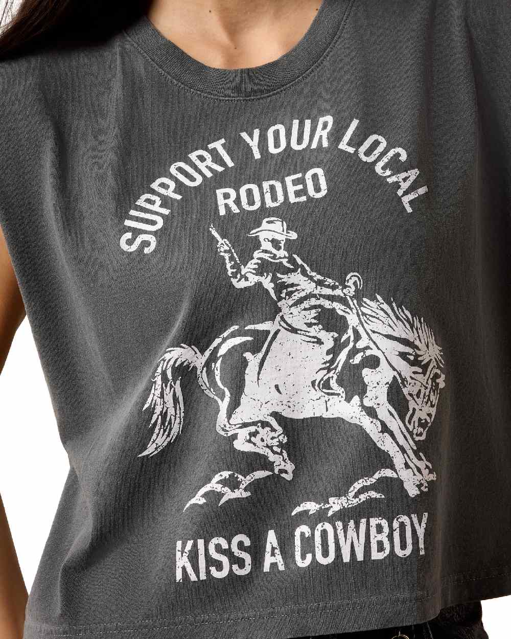 Ariat Womens Kiss a Cowboy T-Shirt