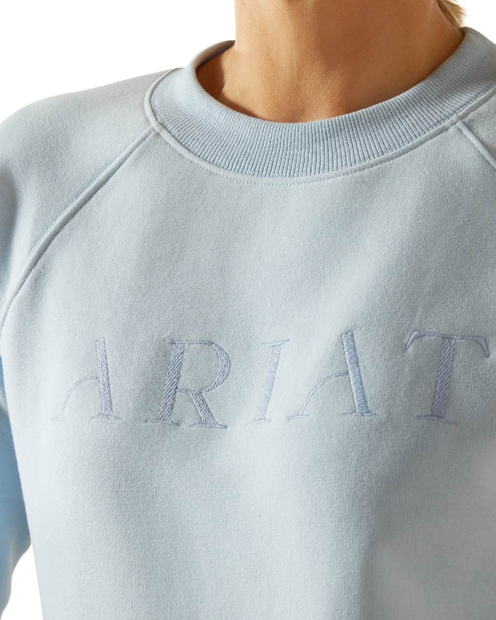 Skyway Coloured Ariat Womens Martine Sweatshirt on white background 