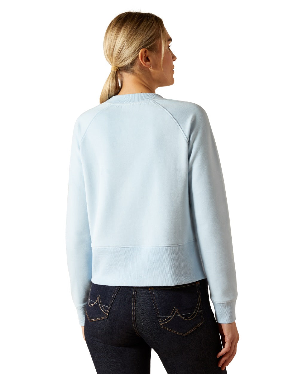 Skyway Coloured Ariat Womens Martine Sweatshirt on white background 