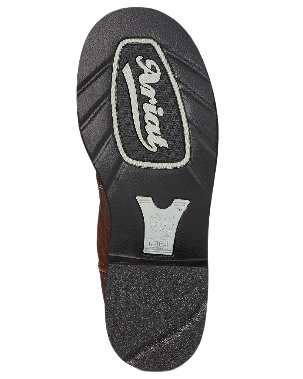 Brown coloured Ariat Womens Probaby Western Boots on white background 