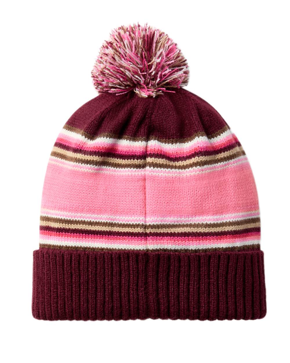Pastel Coloured Ariat Womens Serape Beanie on white background 