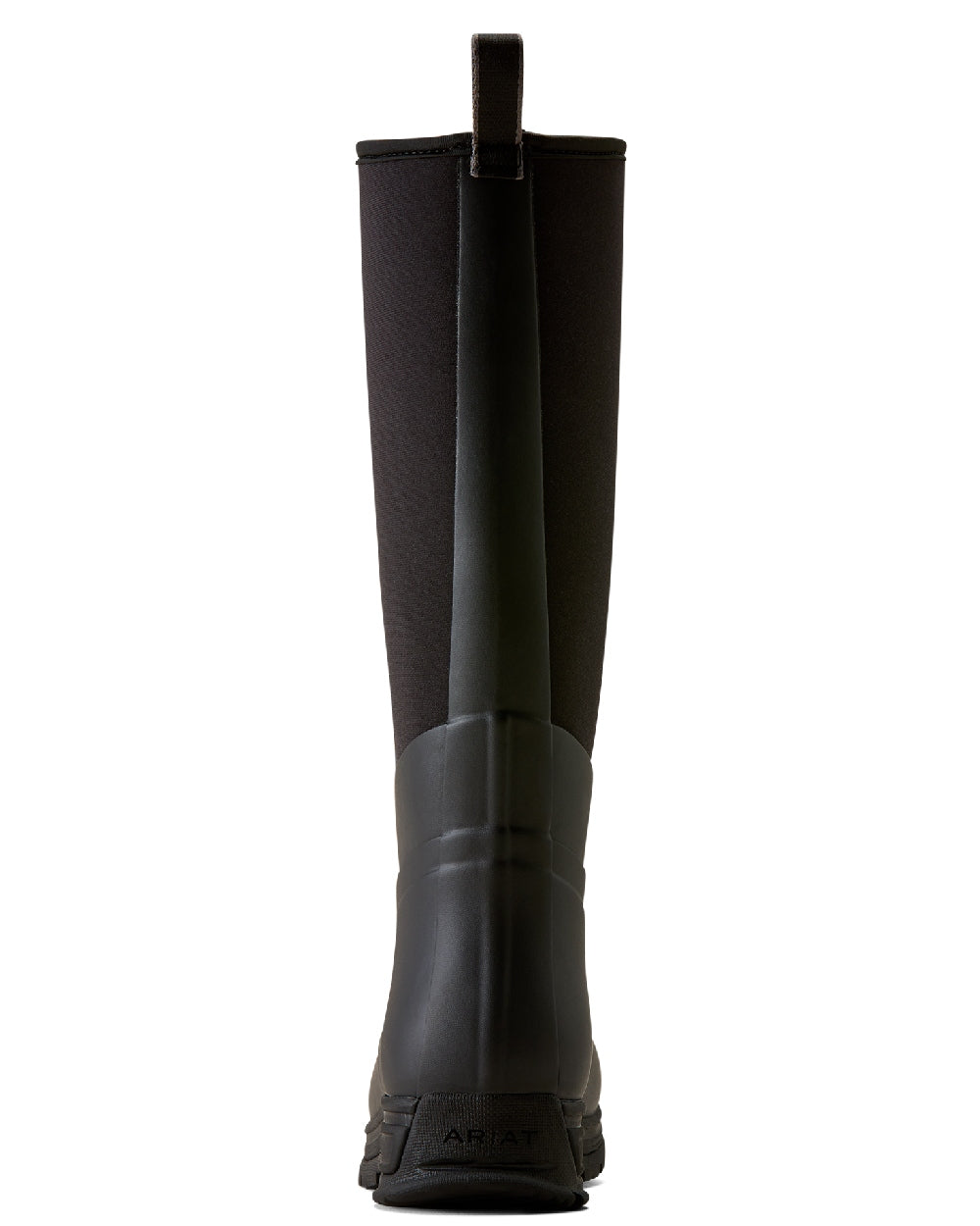 Black Coloured Ariat Womens Swinbrook Rubber Boot on a white background 