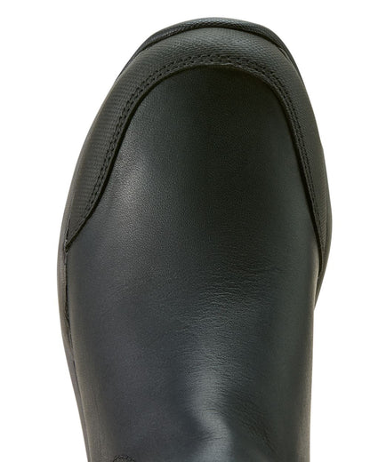 Black coloured Ariat Womens Telluride Tall Waterproof Boots on white background 