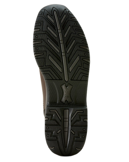 Dark Brown coloured Ariat Womens Telluride Tall Waterproof Boots on white background 