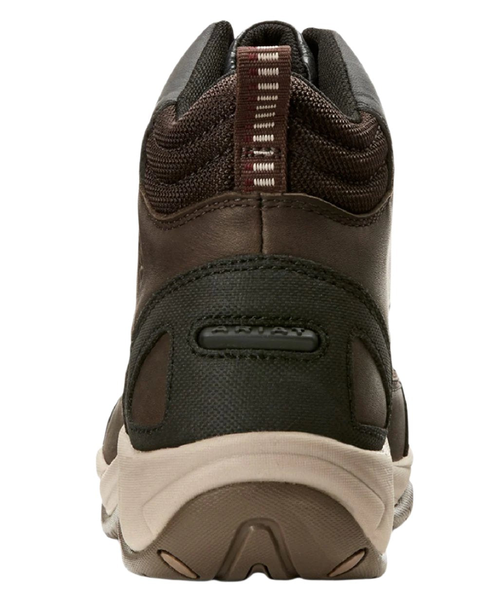 Dark Brown coloured Ariat Womens Telluride II H2O Waterproof Boots on white background 