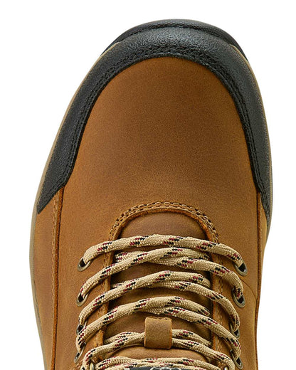 Dusted Wheat coloured Ariat Womens Terrain Sherpa Waterproof Boots on white background 