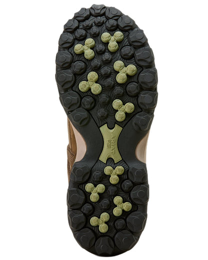 Brown Bark coloured Ariat Womens Traverse Low Waterproof Hiking Shoes on white background 