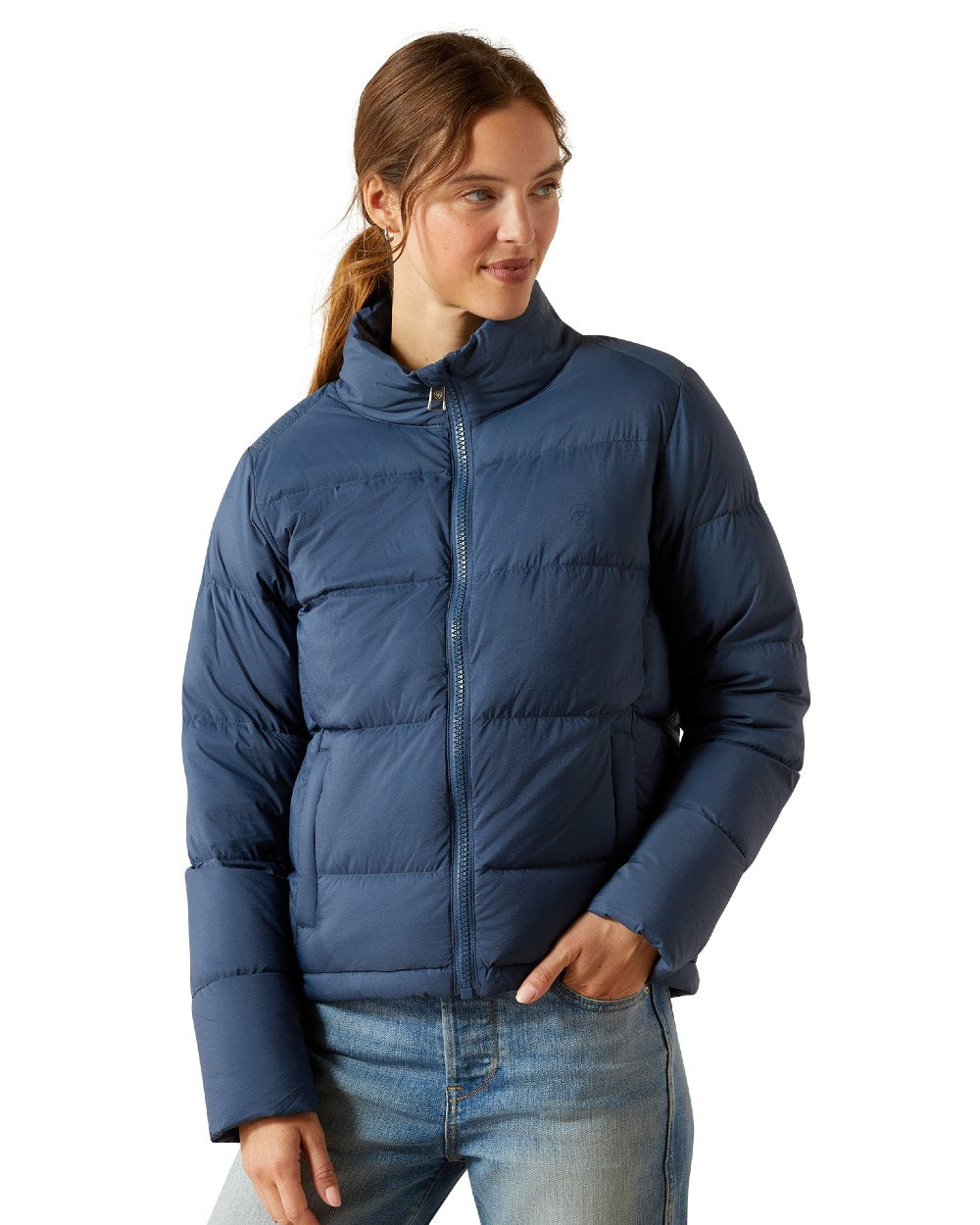 Big Dipper Coloured Ariat Womens UltraPuff Down Jacket on white background 