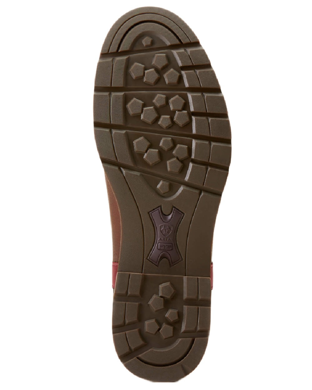 Dark Brown coloured Ariat Womens Wexford Waterproof Boots on white background 