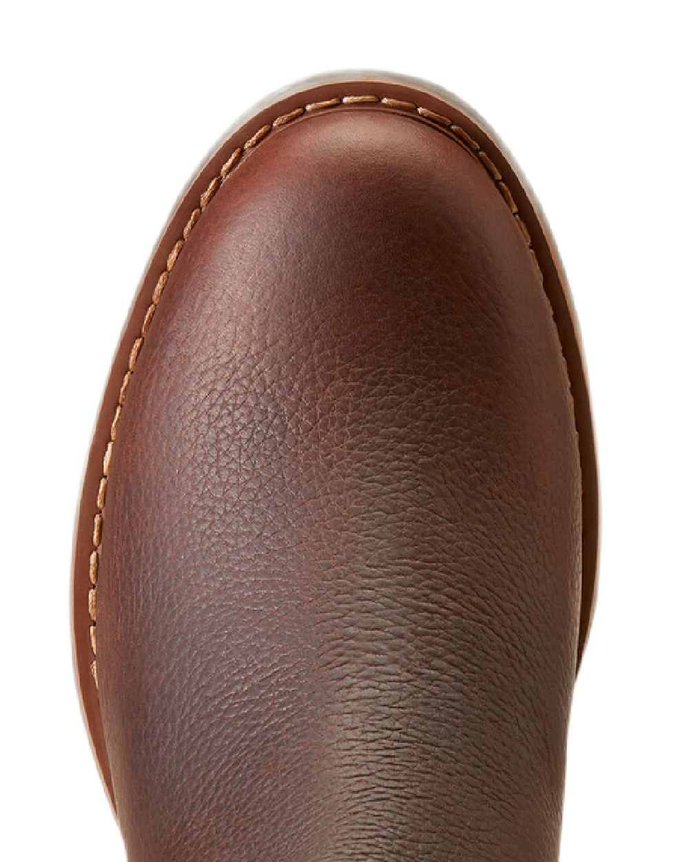 Dark Brown coloured Ariat Womens Wexford Waterproof Boots on white background 