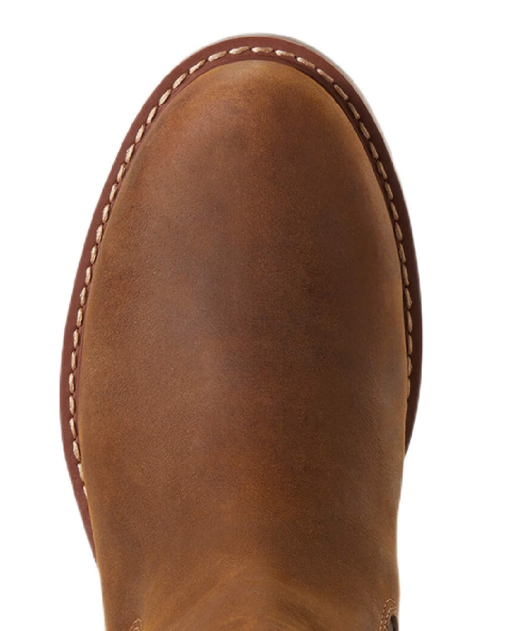 Weathered Brown coloured Ariat Womens Wexford Waterproof Boots on white background 