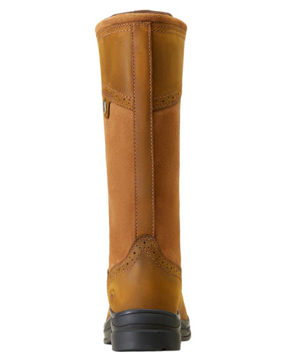 Weathered Brown Coloured Ariat Womens Wythburn II Waterproof Boots On A White Background 