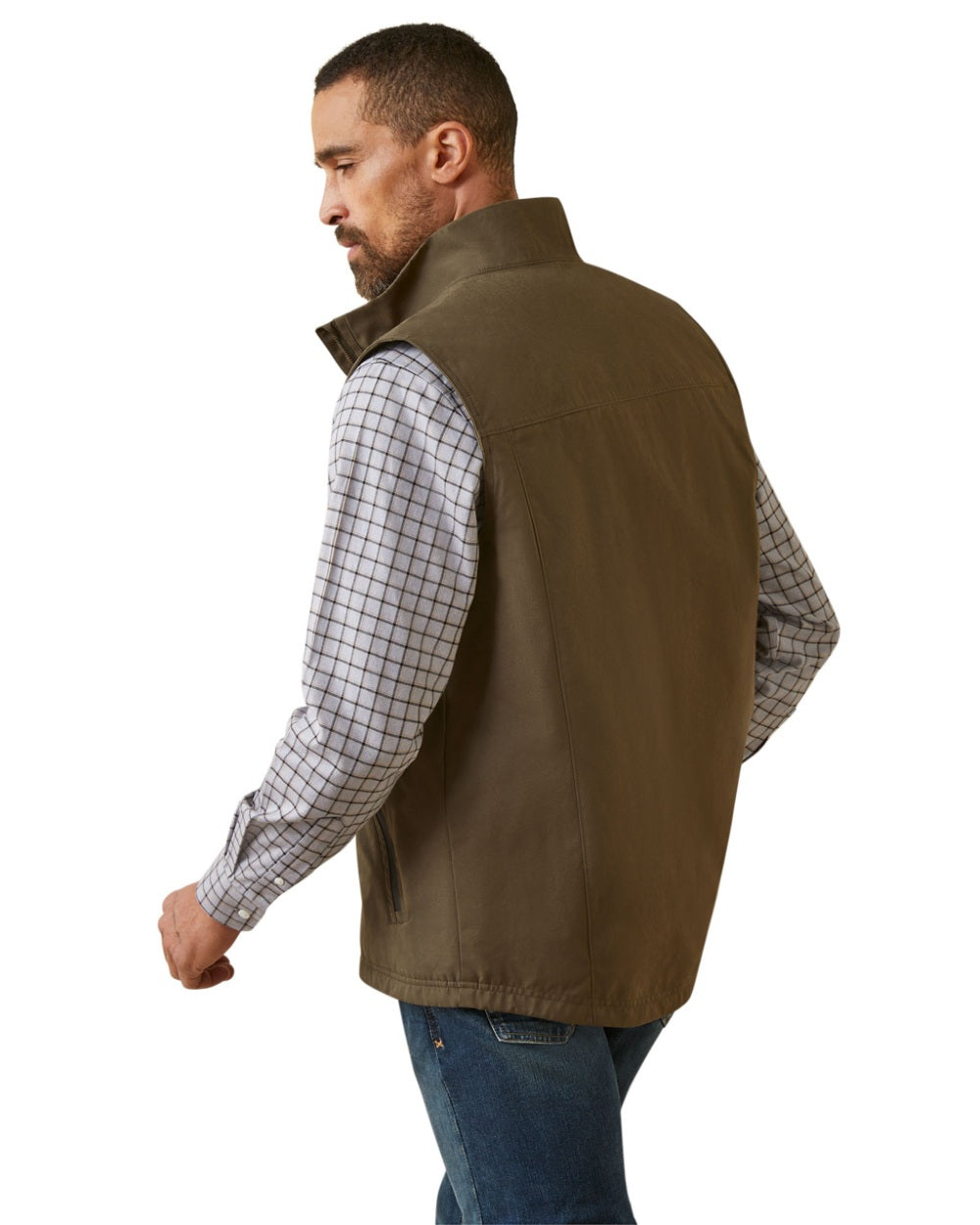 Ariat Mens Argentium Insulated Gilet in Earth